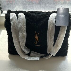 Saint Laurent Medium Shearling LouLou Shoulder Bag